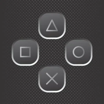 Game console theme Illustrazione stock