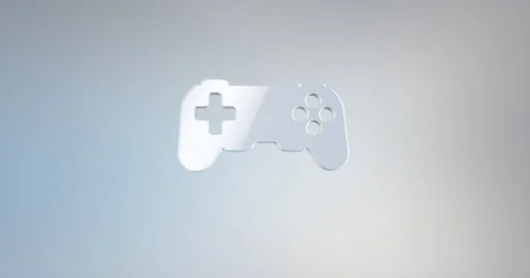 Game Console White 3d Icon Stock Footage 67350904