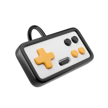 Game controller, 3d rendered illustration Stock Illustration
