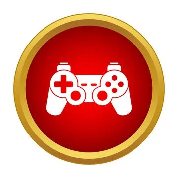 Game controller icon creating gaming and entertainment concept Stock Illustration