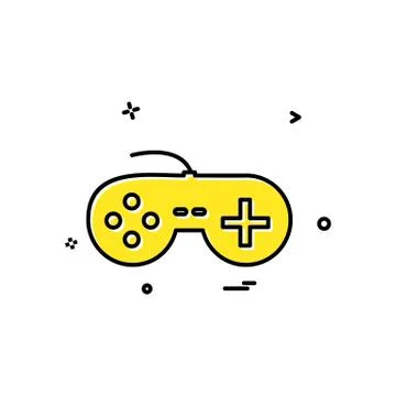Game controller icon design vector Illustrazione stock