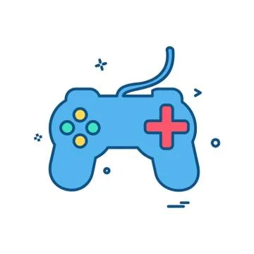 Game controller icon design vector Illustrazione stock