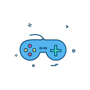 Game controller icon design vector Illustrazione stock