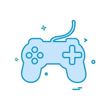 Game controller icon design vector Illustrazione stock