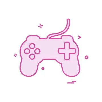 Game controller icon design vector Illustrazione stock