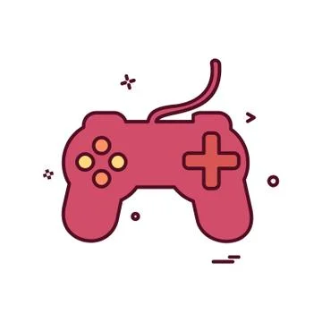 Game controller icon design vector Illustrazione stock