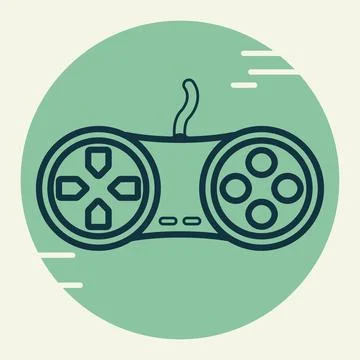 Game controller icon design vector illsutration. Gaming concept Stock Illustration