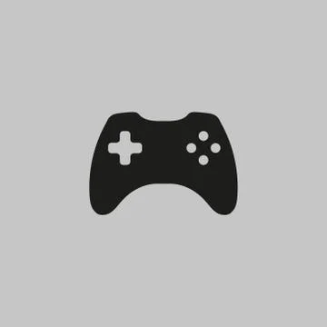 Game controller icon. Flat design. Vector illustration. Stock Illustration