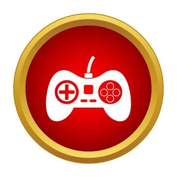 Game controller icon for video gaming concept Stock Illustration