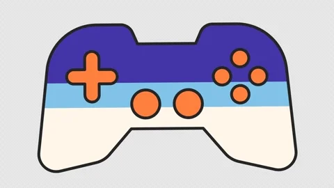 Game controller joystick Stock-Footage 342254380