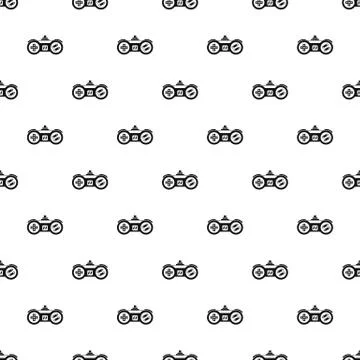 Game controller joystick pattern, simple style 스톡 일러스트