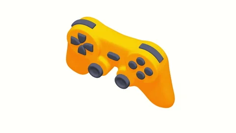 Game controller or gamepad for videogames. Stock Footage 197077769