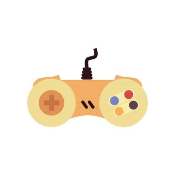 Game controller, play digital console for playing computer video games 스톡 일러스트