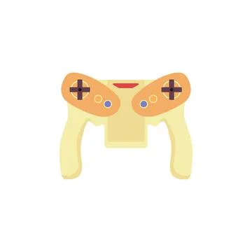 Game controller, play digital console, entertainment device for gamers Stock Illustration