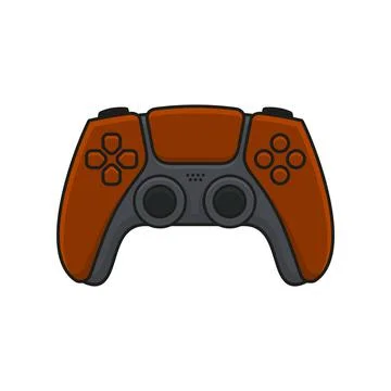 Game Controller. Red Joystick Icon. Gamepad for Game Console. Vector 스톡 일러스트