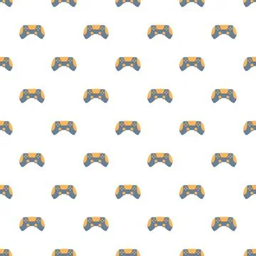 Game controller seamless pattern for gaming background Stock Illustration