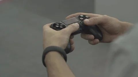 Game Controller in Use Stock Footage 72298470