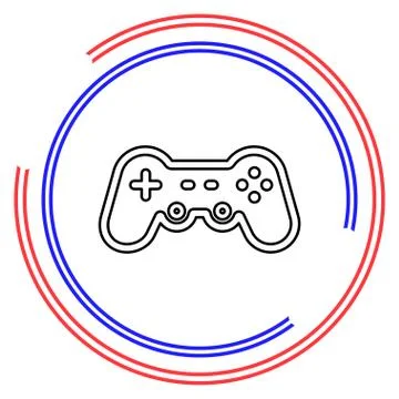 Game Controller vector icon Stock Illustration