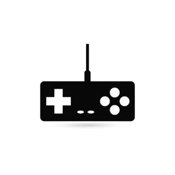 Game controller vector icon. Video game console. Joystick icon illustration for Stock Illustration