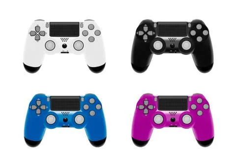 Game controller in vector.Joystick vector illustration. Illustrazione stock