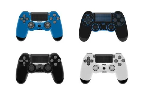 Game controller in vector.Joystick vector illustration. 스톡 일러스트