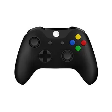 Game controller in vector.Joystick vector illustration.Gamepad for game console. Illustrazione stock