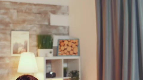 Game creator testing the graphics using modern computer Stock Footage 125138125