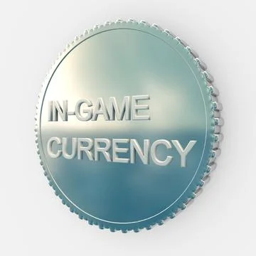 In-Game Currency concept Ilustração Stock
