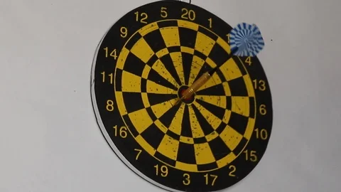 Game of darts Stock Footage 123496164