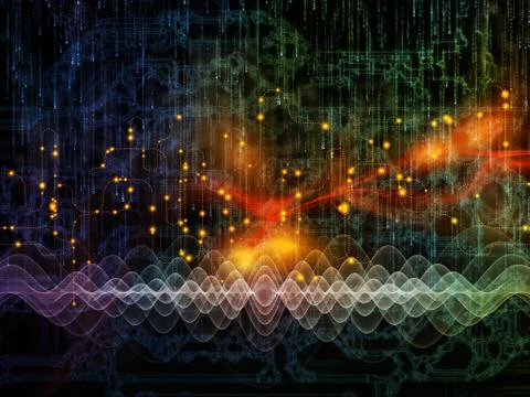 Game of Data Flow Stock Illustration