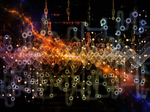Game of Data Transfers Stock Illustration