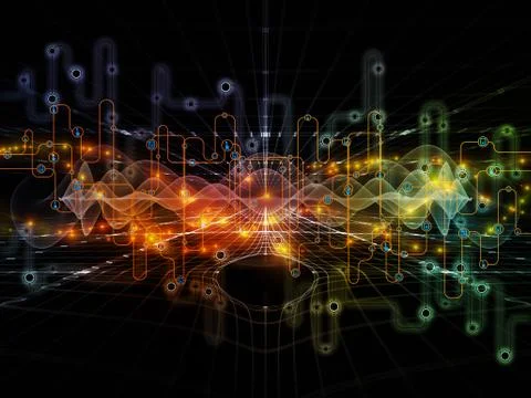 Game of Data Transfers Stock Illustration