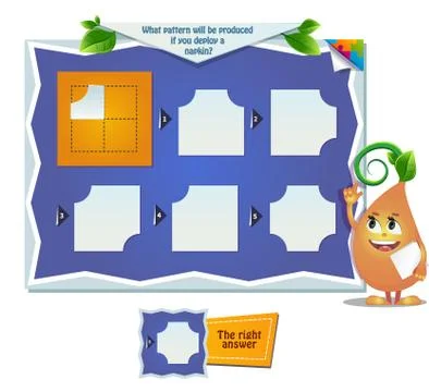 Game deploy  napkin Stock Illustration