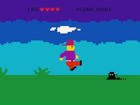 Game design concept in retro style Vídeos de archivo 266853965