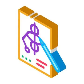 Game design isometric icon vector illustration color Stock Illustration