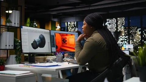 Game developer creates Mars based virtual station using AI tools Stock Photos