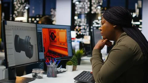 Game developer creates Mars based virtual station using AI tools Stock Photos