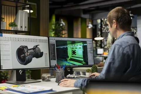 Game developer creates Mars based virtual station using AI tools Foto stock