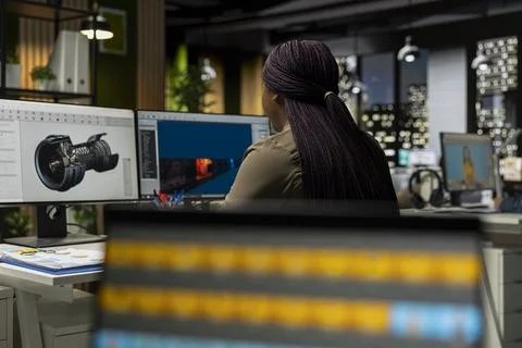Game developer creates Mars based virtual station using AI tools Foto stock
