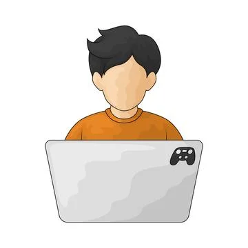 Game Developer illustration Stock Illustration