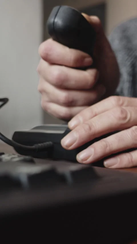 Game Developer Tests New Video Game Concept with Controller Prototype Stock Footage 337762246
