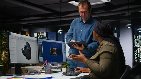 Game developers leverages AI chatbot and software to create Mars environment Foto stock