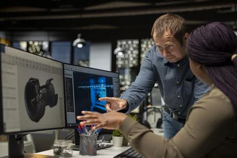 Game developers leverages AI chatbot and software to create Mars environment Stockfoto's