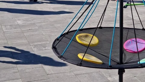 A game for developing accuracy and coordination in children Stock Footage 332424494