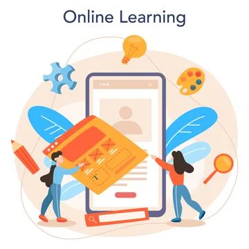 Game development online service or platform. Creative process 库存插图