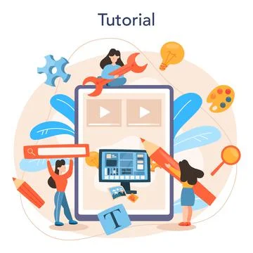 Game development online service or platform. Creative process Stockillustratie
