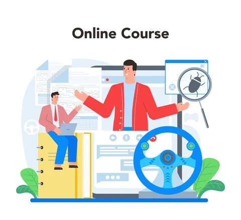 Game development online service or platform. Creative process イラスト素材