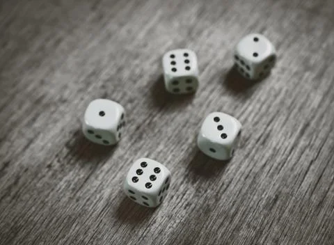Game dice background Stock Photos