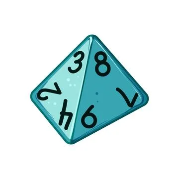 Game dice cartoon vector illustration Stock Illustration