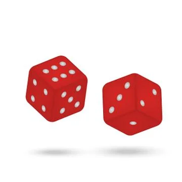 Game dice isolated Stock Illustration